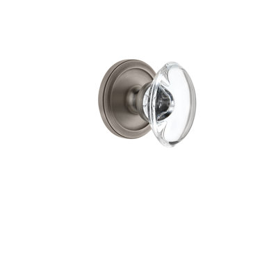 Bouton de porte en cristal Grandeur Circulaire
