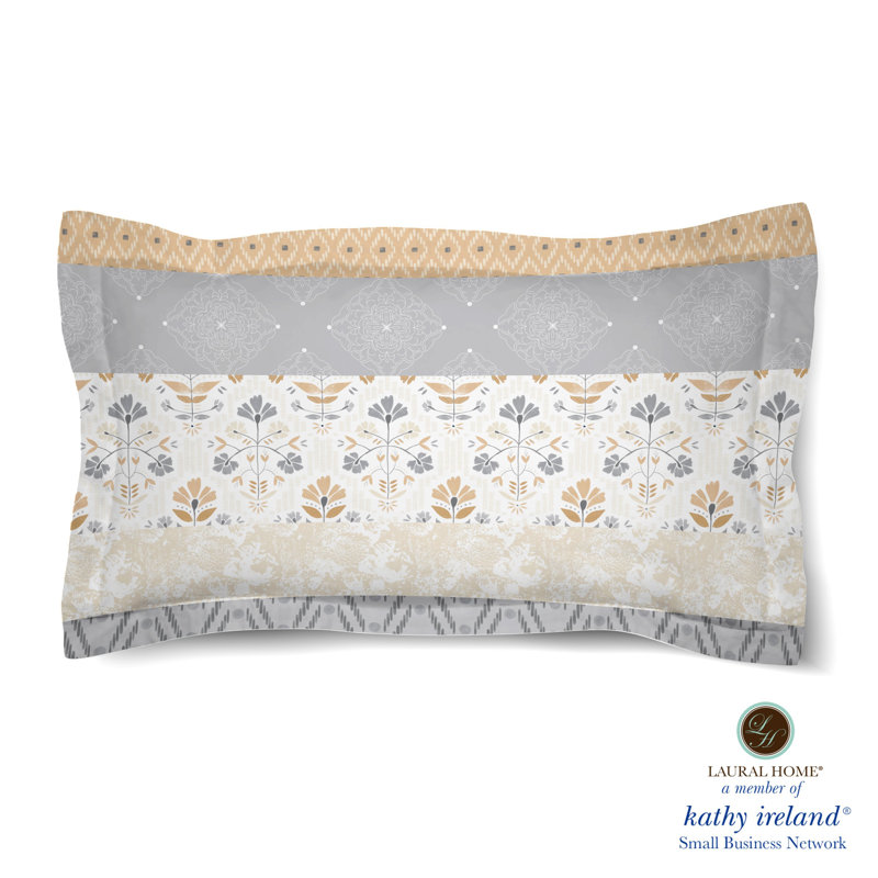 Peaceful Elegance Polyester Damask Sham, King