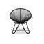 Chaise berçante d'extérieur en métal-1586728940