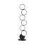 Lampe sur pied simple en fer forgé, aluminium et PVC Simple Nordic