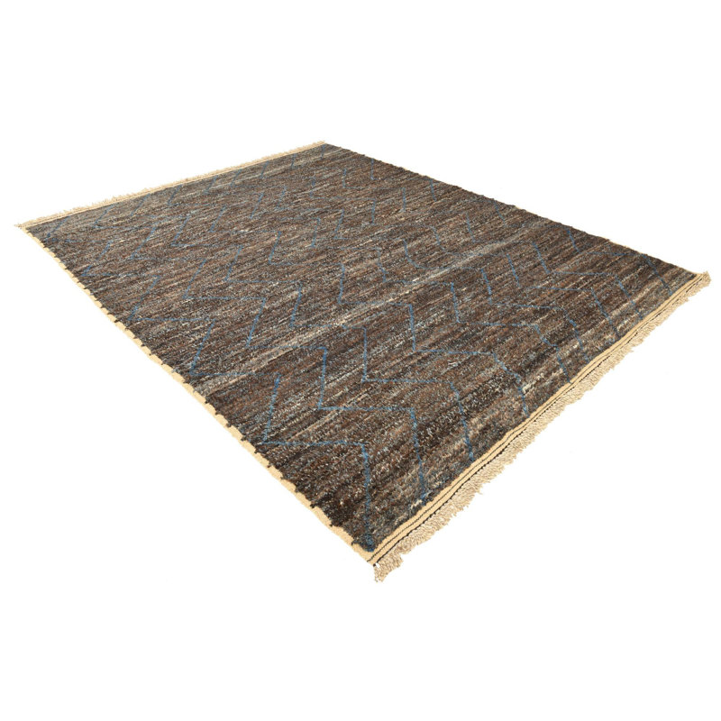 8x11 Pires Dark Brown Rug