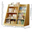 Armoire de rangement pour jouets en bois / bibliothèque en bois naturel / balançoire pour bébé-1937389052