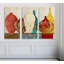 Collection de souvenirs - image imprimée sur toile en 3 parties-38250409
