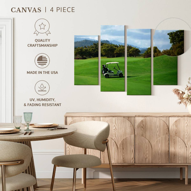 Chariot de golf Sireci, H 22 po x l 36 po