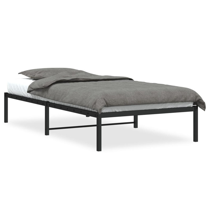 Akenside Bed, 100 x 200cm, Black