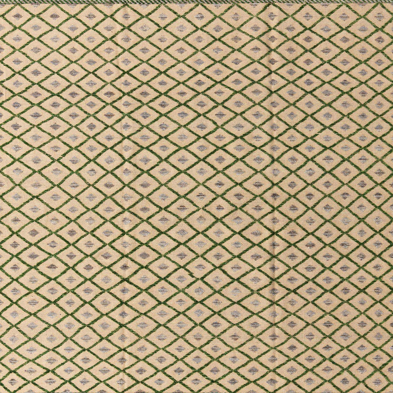 Tapis décoratif multicolore à motif abstrait, Carré 8 pi