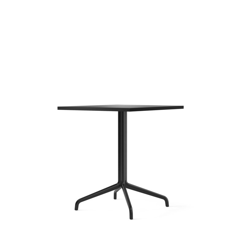Harbour Dining Table, Standard Height, Charcoal Linoleum