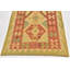 Tapis de zone en laine rouge 3 pi 3 po x 4 pi 10 po one-of-kind main-noué la Elland