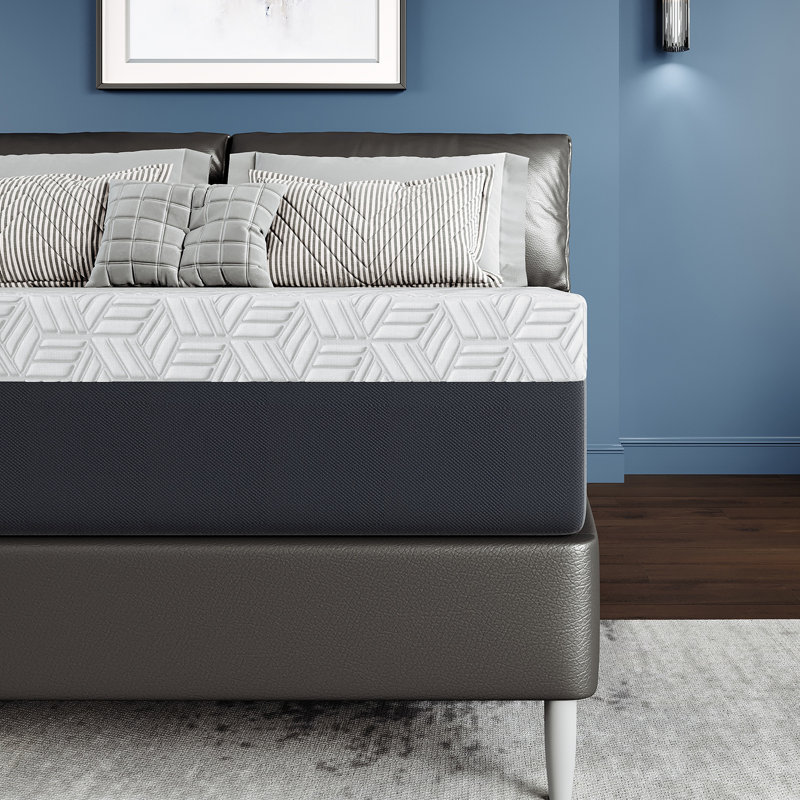 12-Inch Gel Memory Foam Mattress with TENCEL Lyocell Cover – Breathable, Supportive, and Antibacterial Comfort (Full/Queen/King)