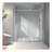 6076 Brushed Nickel frameless one fixed and one shifted Shower Door, 70MM 304 stainless steel large pulleys with adjustable soft closing function,nano easy cleaning,stick explosion-proof menbrance