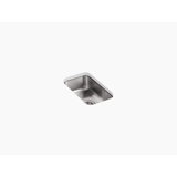 Undertone® 10.75" L x 17.5" W x 5.625" Small Squared Under-Mount Single-Bowl Kitchen Sink
