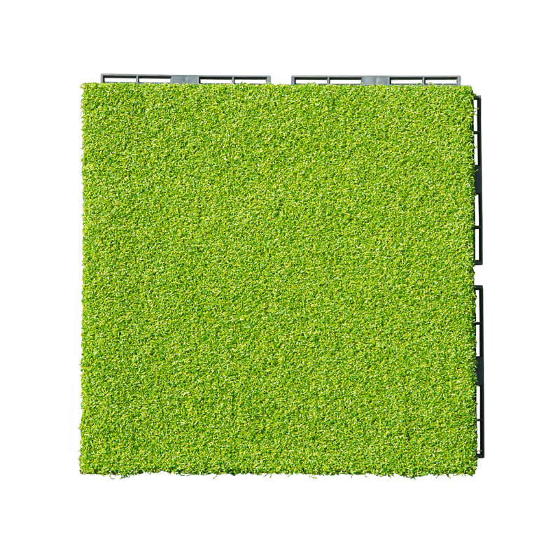 Carreaux de terrasse en plastique mat, Vert gazon