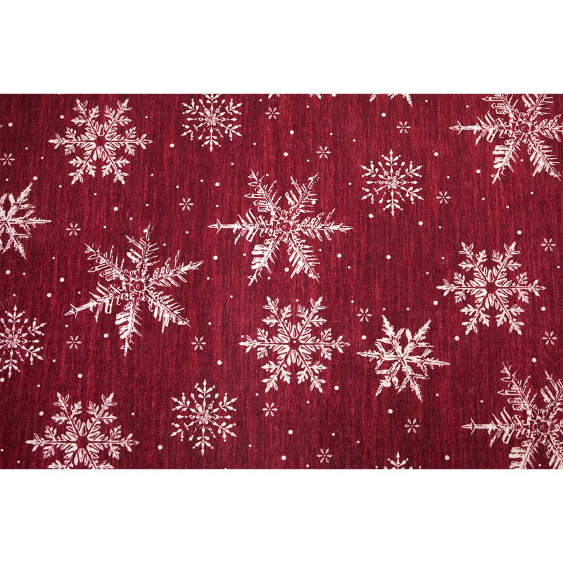 Washable Area Rug, Red, 140*200cm