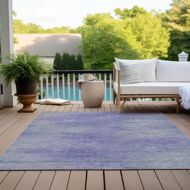  Tapis de porte d'extérieur antidérapant Malchow, Rectangle 9 pi x 12 pi