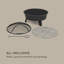 Round Steel Smokeless Fire Pit