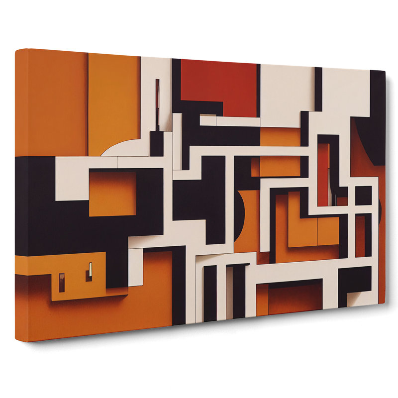 Magnetic Modern Abstract - Wrapped Canvas, 35cm H x 50cm W x 3cm D