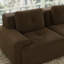 Canapé d'angle modulaire en velours côtelé Boneless-445541230