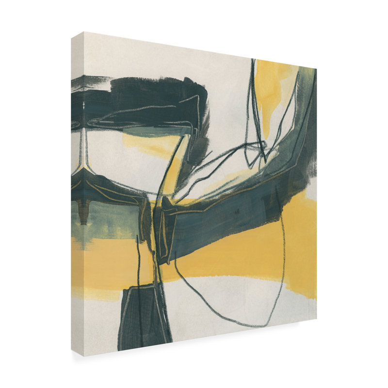 Gold Stroke III, 35" H x 35" W x 2" D