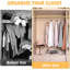 Tringles à vêtements pour penderie, tringle ajustable 17-64 po, or