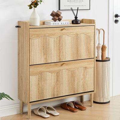 12 Pair Flip Down Shoe Storage