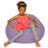 Bean Bag Chair for Kids, Teens, and Adults - Filled with Soft Beads, Includes Removable and Machine Washable Cover - Multiple Colors, Sizes and Fabrics including Soft Nylon & Canvas with Patterns-1782650930-1785356751