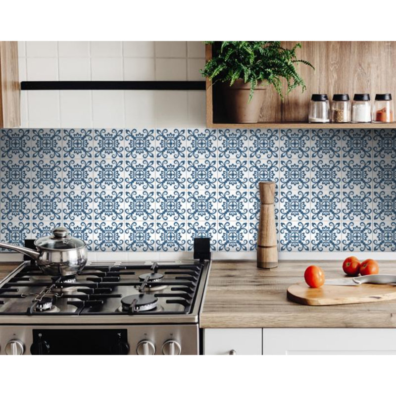 Carreau de mosaïque auto-adhésif en vinyle 6 po x 6 po