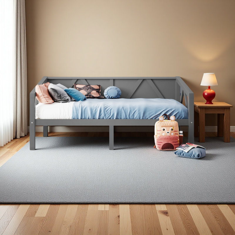 Daybed, Gray, Twin 
