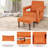 Aidenjohn Upholstered Armchair with Ottoman-1540155421