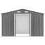 Remise de rangement extérieure 10 pi x 8 pi, portes verrouillables, remise à outils pour jardin, patio, cour arrière, pelouse