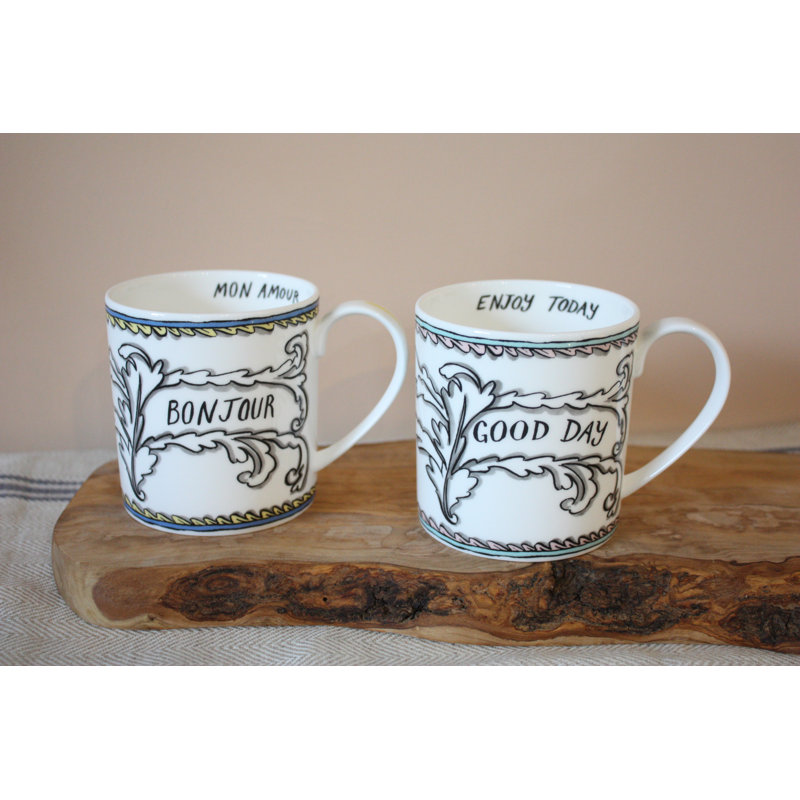 Enjoy Bone China Coffee Mug
