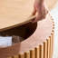Table basse 31,49 po ronde en bois avec rangement-462809144