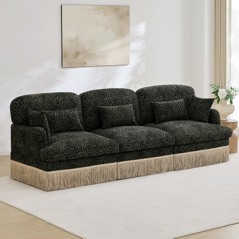 Canapé modulaire portatif 100,3 po Chenille