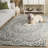 Metro 387 Hand Tufted Wool/Cotton Floral Rug in Green/Ivory-405092952
