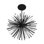 Palisades Ave. Metal And Crystal Chandelier