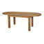 Oak Oval Solid Wood Dining Table
