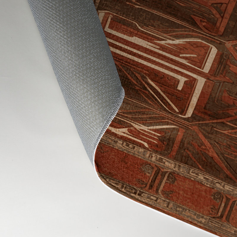 Tapis intérieur et extérieur ArtDeco, Rectangle 9 pi x 12 pi