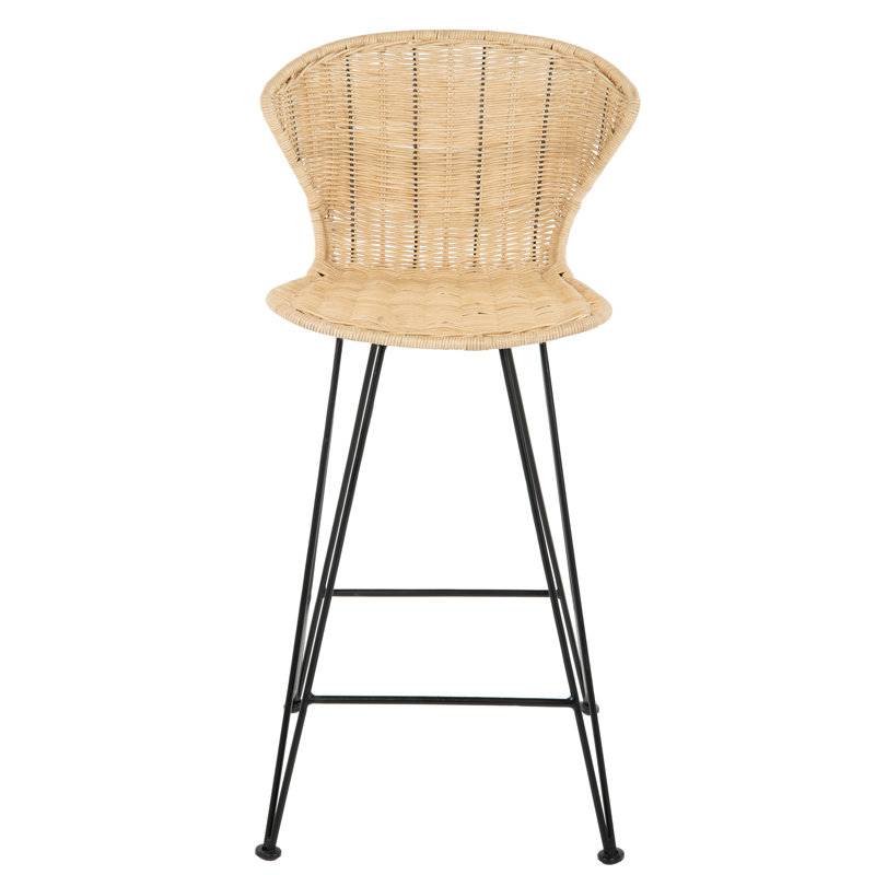 Meier Wicker Counter Stool, Counter Stool (25" Seat Height)