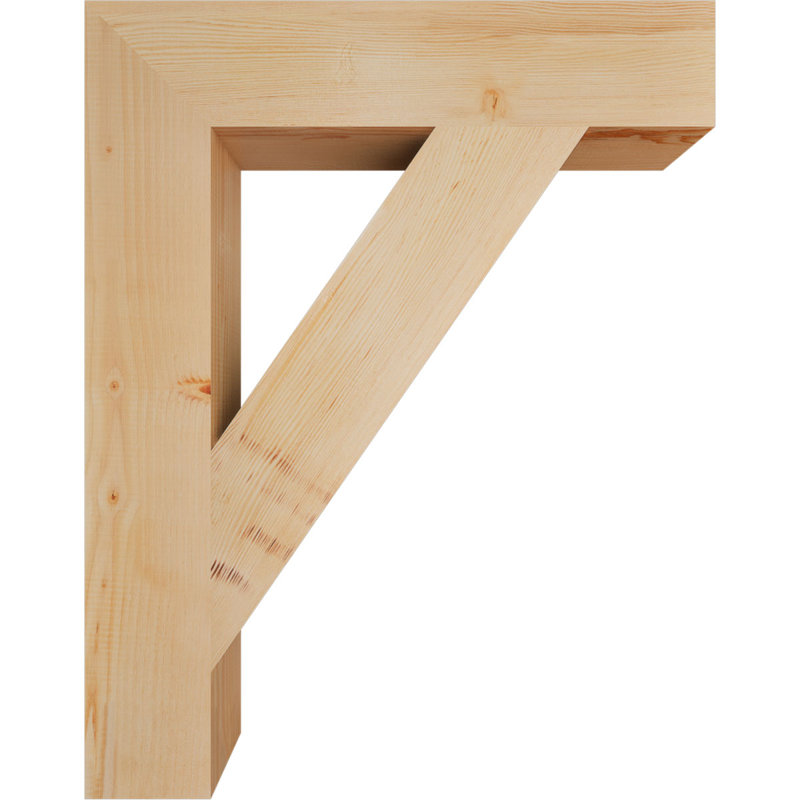 Support de bloc traditionnel, Douglas (lisse), 38" H x 5.5" W x 30" D