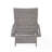 CRETE WICKER CHAISE LOUNGE