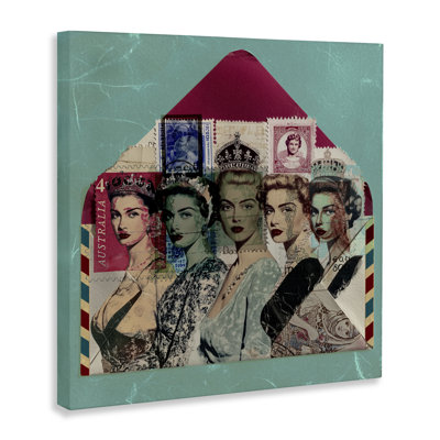 Toile rétro de la collection Queens Vintage, design par Annabelle Hall