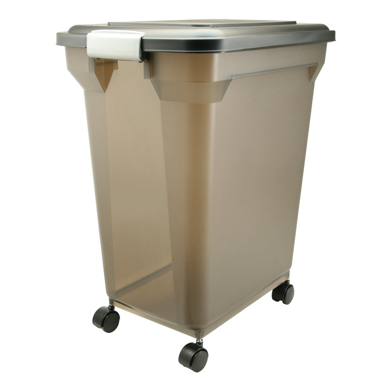 Large Clear Plastic Airtight Pet Food Storage Container