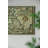 S/3 41.3X1x23.6" Rectangular Canvas Map Wall Art, Multicolored
