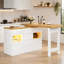 197cm Rotating Expandable and Foldable Bar Cabinet for Flexible Use