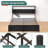 Lakeeya Bed Frame with Headboard, Metal Platform Bed Frame, Storage Bed with Charging Station-1939951393