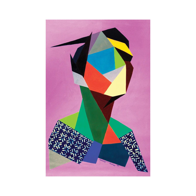 Mauve by Akintayo Akintobi - Wrapped Canvas Gallery-Wrapped Canvas Giclée, 20.32 cm H x 30.48 cm W