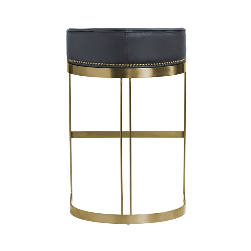 Tabouret de bar et de comptoir Bradley, Tabouret de comptoir (assise de 24,75 po de hauteu, Antique Slate