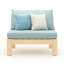 Chaise de patio avec coussins Sunbrella Sehrish-901313797