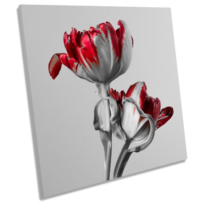 Tulip Flowers - Wrapped Canvas Print