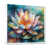White Floater Framed
