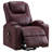 Macklin Wine Upholstered Power Lift Massage Recliner-516403000